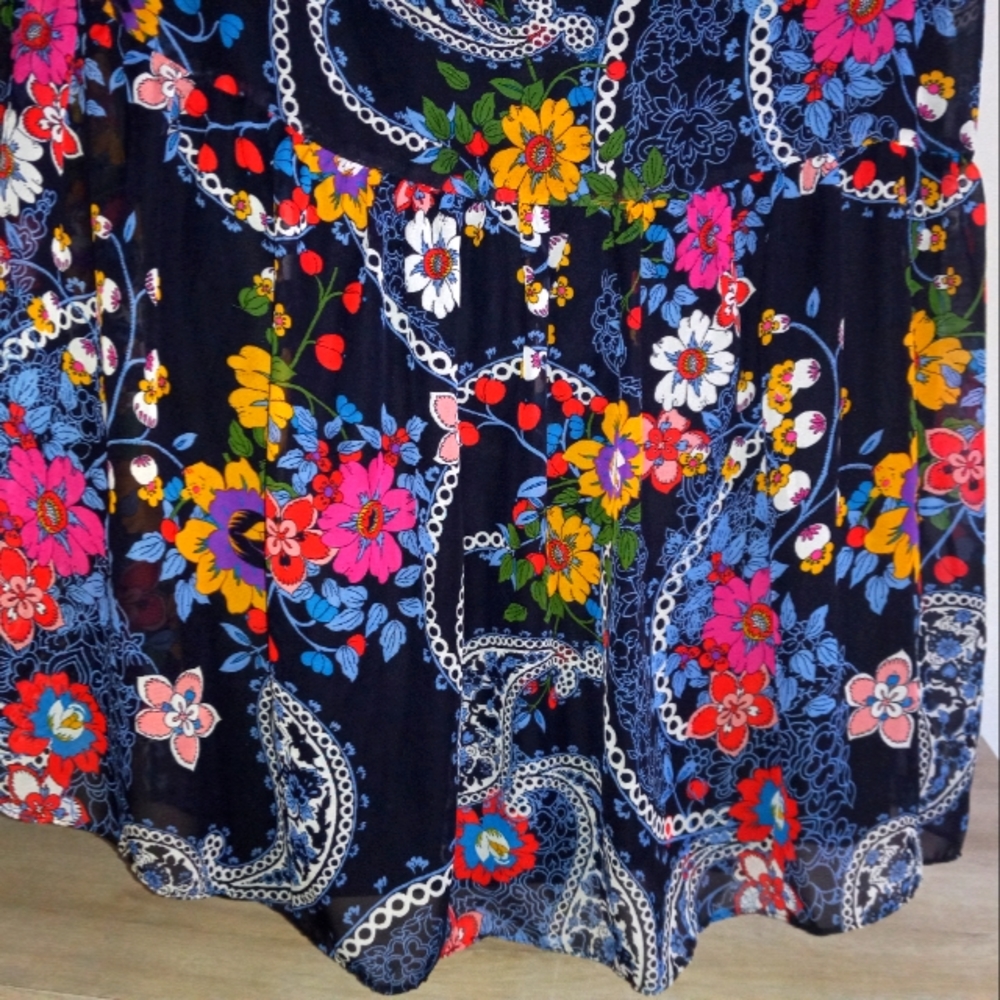 Floral Maxi Dress, Multi Color, Size XL - Picture 6 of 9